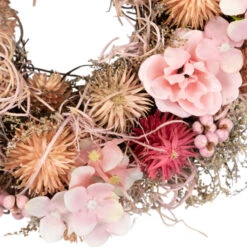 Northlight Mixed Floral Artificial Spring Wreath - 9.75" - Pink -Christmas Decor Sale northlight sh95413 02 70336.1701883372