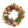 Northlight Rose And Pansy Artificial Wooden Spring Wreath - 10" -Christmas Decor Sale northlight sh95420 01 44817.1704379352