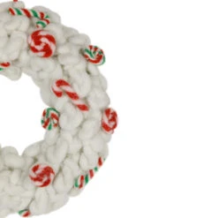 Northlight Plush Peppermint And Candy Canes Christmas Wreath Decoration - 13" - Unlit 12 Northlight Plush Peppermint And Candy Canes Christmas Wreath Decoration - 13" - Unlit -Christmas Decor Sale northlight sh96061 04 52228.1723165687