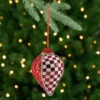 Northlight Sequined And Checkered Teardrop Christmas Ornaments - 4.75" - Red - Set Of 2 2 Northlight Sequined And Checkered Teardrop Christmas Ornaments - 4.75" - Red - Set Of 2 -Christmas Decor Sale northlight sh96075 styled 72785.1727144671