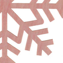 Northlight Wooden Snowflake Christmas Ornaments - 4.75" - Pink - Set Of 4 -Christmas Decor Sale northlight sh96080 05 43311.1727144671