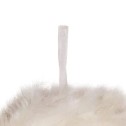 Northlight Wispy Feather Christmas Wreath - 14.5" - Unlit - Winter White -Christmas Decor Sale northlight sh96151 03 30899.1727404103