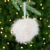 Northlight Wispy Feather Christmas Ball Ornament - 6" - White -Christmas Decor Sale northlight sh96152 styled 64233.1727144671