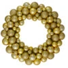 Northlight Vegas Gold 3-Finish Shatterproof Ball Christmas Wreath - 24-Inch, Unlit 1 Northlight Vegas Gold 3-Finish Shatterproof Ball Christmas Wreath - 24-Inch, Unlit -Christmas Decor Sale northlight sm91056 47819.1665610750