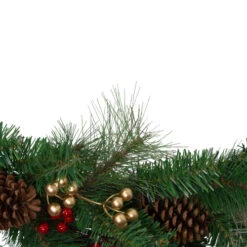 Northlight 6' X 12" Bows And Berries Artificial Christmas Garland - Unlit -Christmas Decor Sale northlight sm91186 1 78543.1605666732