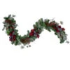 Northlight 6' X 12" Dual Plaid And Berries Artificial Christmas Garland - Unlit -Christmas Decor Sale northlight sm91189 42379.1602812747