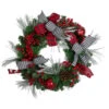 Northlight Plaid And Houndstooth And Red Berries Artificial Christmas Wreath - 24-Inch, Unlit -Christmas Decor Sale northlight sm91191 91987.1663860830