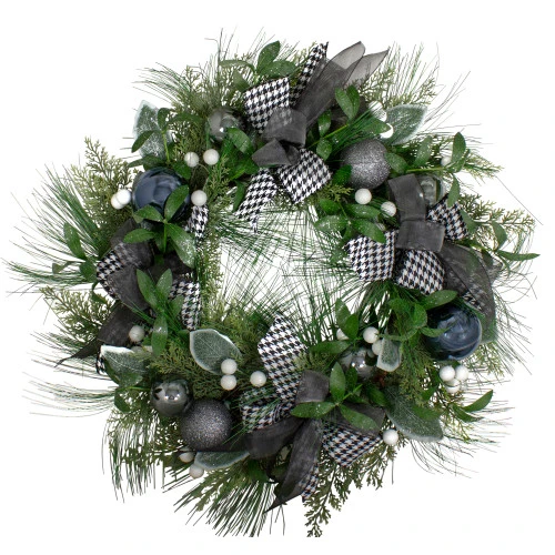 Northlight Real Touch™ Winter Foliage And Berries Artificial Christmas Wreath - 24" - Unlit 3 Northlight Real Touch™ Winter Foliage And Berries Artificial Christmas Wreath - 24" - Unlit