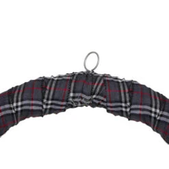 Northlight Gray And Red Plaid Artificial Christmas Wreath With Red Berries - 24-Inch, Unlit -Christmas Decor Sale northlight sm91200 2 02450.1613017683