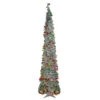 Northlight 6' Pre-Lit Silver Tinsel Pop-Up Artificial Christmas Tree - Warm White LED Lights 2 Northlight 6' Pre-Lit Silver Tinsel Pop-Up Artificial Christmas Tree - Warm White LED Lights -Christmas Decor Sale northlight sm91575 97639.1608349860.386.513