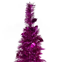 Northlight 6' Pink Tinsel Pop-Up Artificial Christmas Tree, Unlit 12 Northlight 6' Pink Tinsel Pop-Up Artificial Christmas Tree, Unlit -Christmas Decor Sale northlight sm92149 3 86031.1647998795