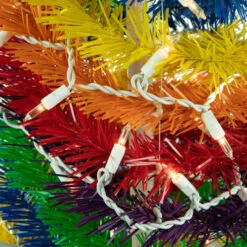 Northlight 6' Pre-Lit Rainbow Tinsel Pop-Up Artificial Christmas Tree, Clear Lights 10 Northlight 6' Pre-Lit Rainbow Tinsel Pop-Up Artificial Christmas Tree, Clear Lights -Christmas Decor Sale northlight sm92175 2 26767.1647998796