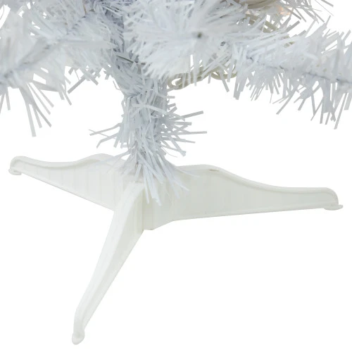 Northlight 2' Pre-Lit Woodbury White Pine Slim Artificial Christmas Tree, Clear Lights 6 Northlight 2' Pre-Lit Woodbury White Pine Slim Artificial Christmas Tree, Clear Lights - Image 4