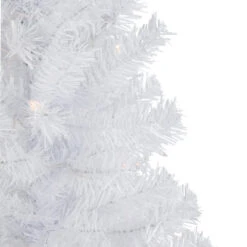 Northlight 3' Pre-Lit Woodbury White Pine Slim Artificial Christmas Tree, Clear Lights -Christmas Decor Sale northlight sm92891 2 62435.1670057682