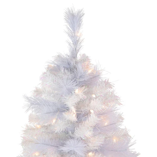 6.5' Pre-Lit Seneca White Spruce Artificial Christmas Tree, Dual Function LED Lights 9 6.5' Pre-Lit Seneca White Spruce Artificial Christmas Tree, Dual Function LED Lights - Image 7