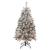Northlight 4.5' Pre-Lit Flocked Madison Pine Artificial Christmas Tree, Clear Lights -Christmas Decor Sale northlight sm92917 1 58708.1638201509