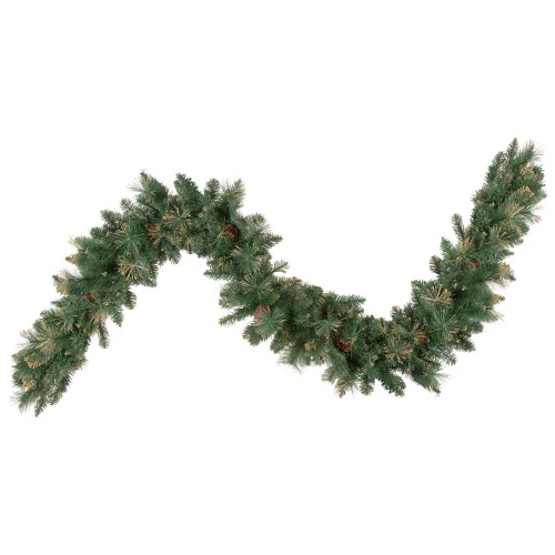 Northlight 9' X 10" Yorkshire Pine Artificial Christmas Garland - Unlit 3 Northlight 9' X 10" Yorkshire Pine Artificial Christmas Garland - Unlit