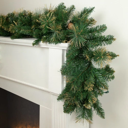 Northlight 9' X 10" Yorkshire Pine Artificial Christmas Garland - Unlit 4 Northlight 9' X 10" Yorkshire Pine Artificial Christmas Garland - Unlit - Image 2