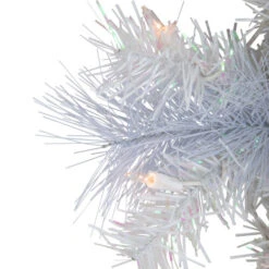 Northlight Pre-Lit Vermont White Pine Artificial Christmas Wreath, 24-Inch, Clear Lights -Christmas Decor Sale northlight sm92935 3 90945.1671699961