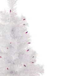 Northlight 2' Pre-lit Rockport White Pine Artificial Christmas Tree, Purple Lights -Christmas Decor Sale northlight sm92947 2 updated 52641.1665590923