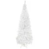 Northlight 6.5' White Georgian Pine Slim Artificial Christmas Tree, Unlit