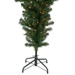 Northlight 7' Pre-Lit Green Spruce Artificial Upside Down Christmas Tree - Clear Lights -Christmas Decor Sale northlight sm92974 3 23670.1692976925