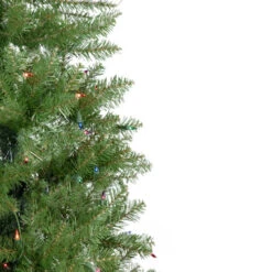 Northlight 6.5' Pre-Lit Silver Lake Fir Pencil Artificial Christmas Tree, Multi Lights -Christmas Decor Sale northlight sm92988 2 00932.1665611935