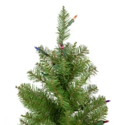 Northlight 6.5' Pre-Lit Silver Lake Fir Pencil Artificial Christmas Tree, Multi Lights -Christmas Decor Sale northlight sm92988 3 74150.1665611935