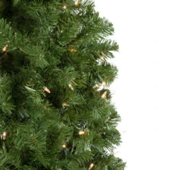 Northlight 7.5' Pre-Lit Hazelton Spruce Pencil Artificial Christmas Tree, Clear Lights -Christmas Decor Sale northlight sm92993 2 04347.1664552234