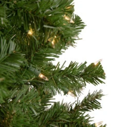 Northlight 7.5' Pre-Lit Hazelton Spruce Pencil Artificial Christmas Tree, Clear Lights -Christmas Decor Sale northlight sm92993 4 14919.1664552233