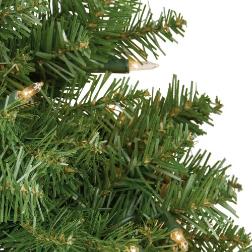 Northlight Pre-Lit Rockwood Pine Artificial Christmas Wreath - 24-Inch, Clear Lights 4 Northlight Pre-Lit Rockwood Pine Artificial Christmas Wreath - 24-Inch, Clear Lights - Image 2