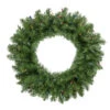 Northlight Pre-Lit Rockwood Pine Artificial Christmas Wreath, 24-Inch, Multi Lights