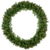 Northlight Pre-Lit Rockwood Pine Artificial Christmas Wreath, 36-Inch, Multi Lights