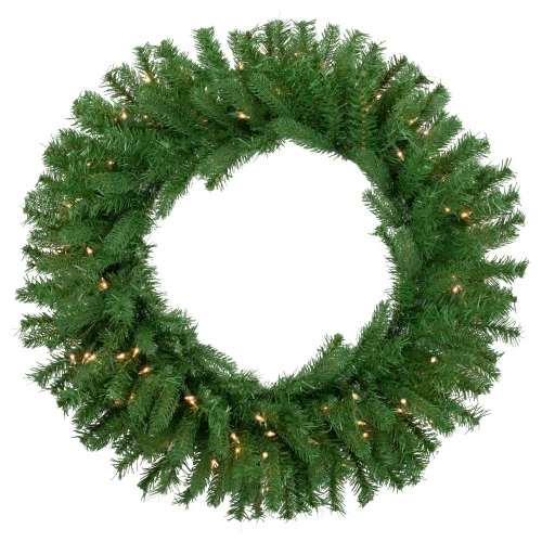 Northlight Pre-Lit Sierra Noble Fir Artificial Christmas Wreath, 30-Inch, Clear Lights 3 Northlight Pre-Lit Sierra Noble Fir Artificial Christmas Wreath, 30-Inch, Clear Lights