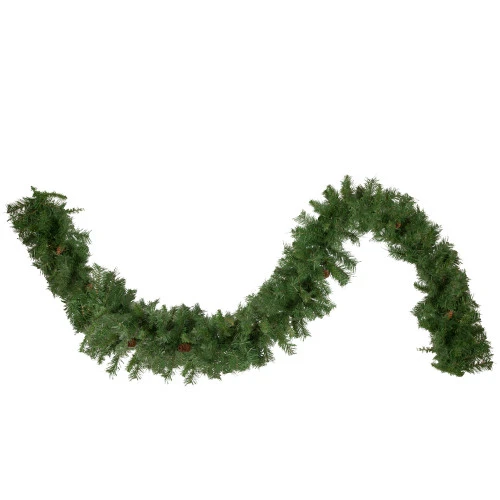 Northlight 9' X 12" Black River Pine Artificial Christmas Garland, Unlit 3 Northlight 9' X 12" Black River Pine Artificial Christmas Garland, Unlit