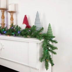 Northlight 9' X 12" Pre-Lit Winona Fir Artificial Christmas Garland, Multi LED Lights 8 Northlight 9' X 12" Pre-Lit Winona Fir Artificial Christmas Garland, Multi LED Lights -Christmas Decor Sale northlight sm93079 styled 29761.1671699964