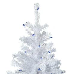 Northlight 6.5' Pre-Lit Woodbury White Pine Pencil Artificial Christmas Tree, Blue Lights 9 Northlight 6.5' Pre-Lit Woodbury White Pine Pencil Artificial Christmas Tree, Blue Lights -Christmas Decor Sale northlight sm93086 2 08007.1638549434