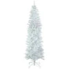 Northlight 6.5' Pre-Lit Woodbury White Pine Pencil Artificial Christmas Tree, Green Lights -Christmas Decor Sale northlight sm93087 1 54282.1638460501