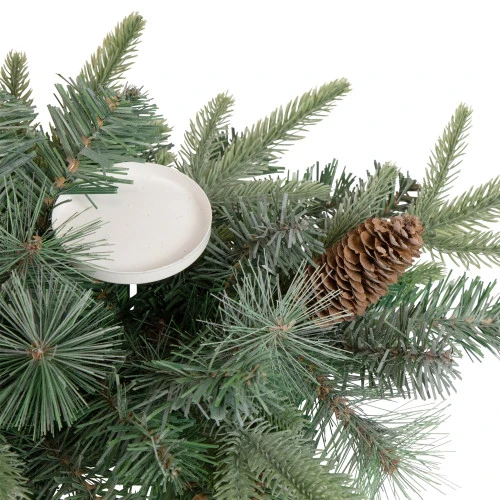 Northlight 32" Artificial Mixed Pine And Pine Cones Christmas Candle Holder Centerpiece 7 Northlight 32" Artificial Mixed Pine And Pine Cones Christmas Candle Holder Centerpiece - Image 5