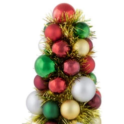Northlight Shatterproof Ball Christmas Cone Tree With Tinsel - 15.75" - Multicolor 9 Northlight Shatterproof Ball Christmas Cone Tree With Tinsel - 15.75" - Multicolor -Christmas Decor Sale northlight sm93799 2 62505.1666337513