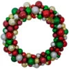 Northlight Traditional Colors 2-Finish Shatterproof Ball Christmas Wreath, 36-Inch 1 Northlight Traditional Colors 2-Finish Shatterproof Ball Christmas Wreath, 36-Inch -Christmas Decor Sale northlight sm93809 1 64382.1665087480