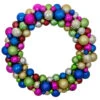 Northlight Multi-Color 2-Finish Shatterproof Ball Christmas Wreath, 36-Inch -Christmas Decor Sale northlight sm93810 1 76885.1665610434