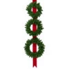 Northlight Set Of 3 Wreaths On Red Ribbon Hanging Christmas Decoration, 6.5' -Christmas Decor Sale northlight sm94117 1new 01536.1668154934