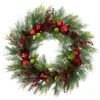 Northlight Real Touch™ Berries, Pinecones And Ornaments Artificial Christmas Wreath - 36" - Unlit