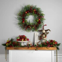 Northlight Real Touch™ Berries, Pinecones And Ornaments Artificial Christmas Wreath - 36" - Unlit 11 Northlight Real Touch™ Berries, Pinecones And Ornaments Artificial Christmas Wreath - 36" - Unlit -Christmas Decor Sale northlight sm95354 styled 01 70667.1701796957