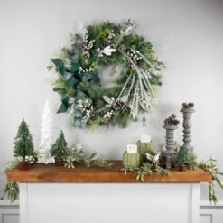 Northlight Real Touch™? Frosted Pinecones And Berries Christmas Wreath - 36" - Unlit 12 Northlight Real Touch™? Frosted Pinecones And Berries Christmas Wreath - 36" - Unlit -Christmas Decor Sale northlight sm95356 styled 2 66700.1701796958