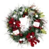 Northlight Snowmen And Icicles Pine Artificial Christmas Wreath - 40" - Unlit -Christmas Decor Sale northlight sm95365 01 26603.1701019003