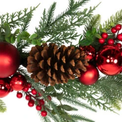 Northlight Mixed Foliage With Jingle Bells And Ornaments Artificial Christmas Garland - 6' X 8" - Unlit 12 Northlight Mixed Foliage With Jingle Bells And Ornaments Artificial Christmas Garland - 6' X 8" - Unlit -Christmas Decor Sale northlight sm97240 03 99257.1726539039