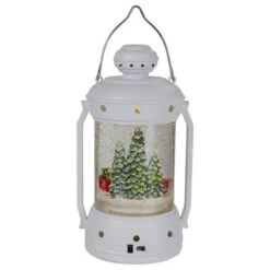 Northlight 9" White Lantern Christmas Snow Globe With Red Truck And Trees -Christmas Decor Sale northlight sr91081 2 85507.1606358261