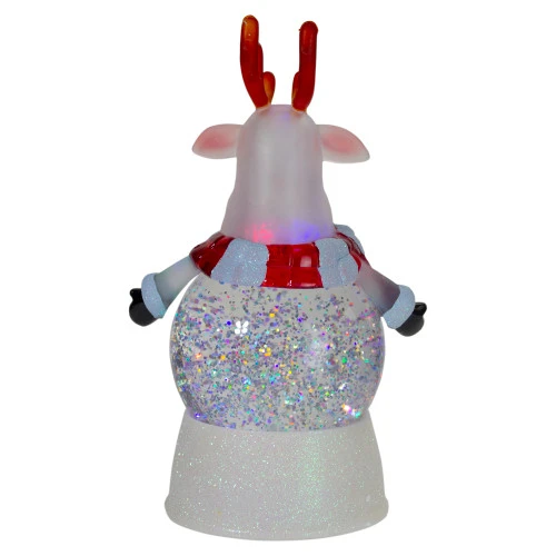 Northlight LED Lighted Color Changing Reindeer Christmas Snow Globe - 8" 7 Northlight LED Lighted Color Changing Reindeer Christmas Snow Globe - 8" - Image 5